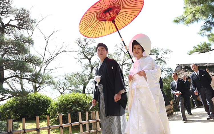 婚礼 岡山後楽園外苑に位置する和食のお食事処です 婚礼 岡山後楽園外苑に位置する和食のお食事処です